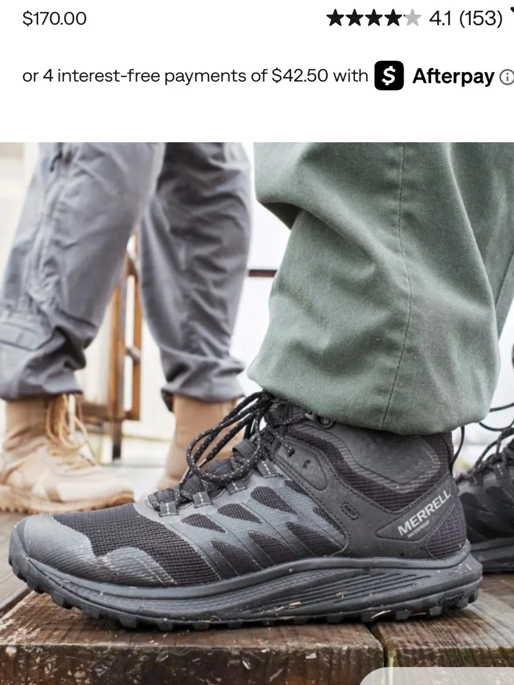 Merrell worn once